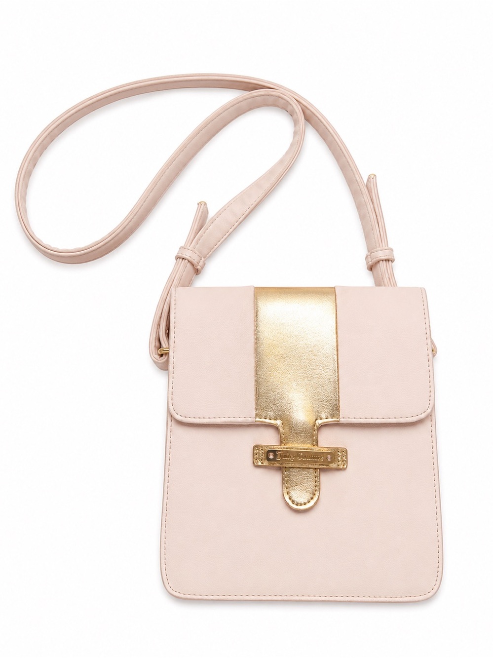 Juicy Couture Blush Pink Crossbody with Gold Accent